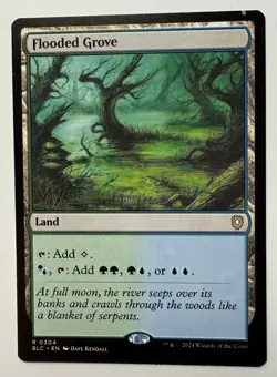 Flooded Grove MTG BLC 0304 Rare - Image 1