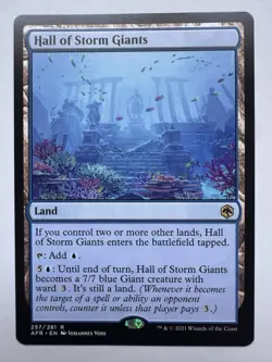 MtG AFR Hall of Storm Giants #257 Non-Foil - Image 1