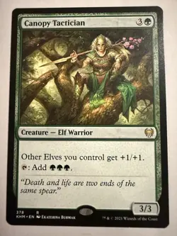 KHM CANOPY TACTICIAN 1x Rare Magic Kaldheim MTG NM - Image 1