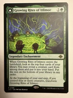 MTG Growing Rites of Itlimoc NM Lost Caverns Ixalan LCI Magic Gathering card - Image 1