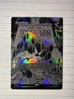 Reanimate - 0020 - M - Borderless - Foil - Marvel's Spider-Man - MTG - NM/M - Image 1
