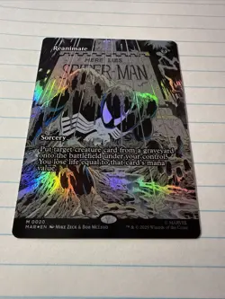 Reanimate - 0020 - M - Borderless - Foil - Marvel's Spider-Man - MTG - NM/M - Image 2