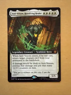 Anti-Venom, Horrifying Healer (Extended Art) Marvel's Spider-Man SPM MTG M 0244 - Image 1