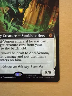 Anti-Venom, Horrifying Healer (Extended Art) Marvel's Spider-Man SPM MTG M 0244 - Image 3