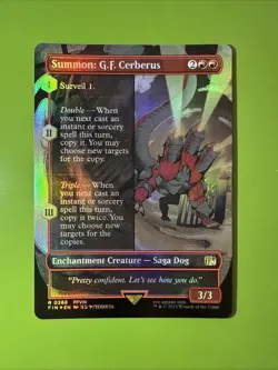 Summon: G.F. Cerberus (Borderless) Foil 368 R FINAL FANTASY Near Mint - Image 1