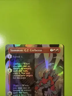 Summon: G.F. Cerberus (Borderless) Foil 368 R FINAL FANTASY Near Mint - Image 2