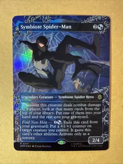 Symbiote Spider-Man (Borderless) Marvel's Spider-Man - Near Mint FOIL R 0217 - Image 1