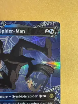 Symbiote Spider-Man (Borderless) Marvel's Spider-Man - Near Mint FOIL R 0217 - Image 5