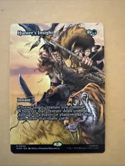 MTG - Hunter's Insight - Borderless - Marvels Spiderman - Non Foil - NM M 0035 - Image 1