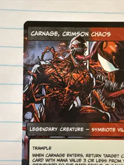 Carnage, Crimson Chaos (Borderless) Marvel's Spider-Man Regular R 0227 - Image 5