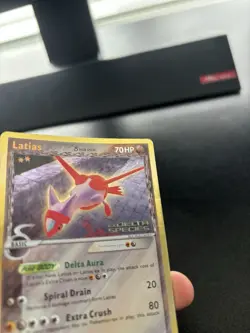 Latias 8/113 EX Delta Species 2005 Pokemon Card Played/Creased - Image 2