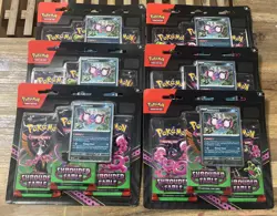 New Pokemon Scarlet & Violet Shrouded Fable 3 Pack Blisters X6 - Image 1