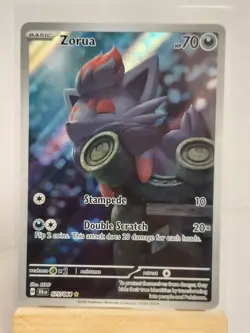 Pokemon TCG Illustration Rare Zorua #75/64 Shrouded Fable - Image 1