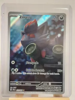 Pokemon TCG Illustration Rare Zorua #75/64 Shrouded Fable - Image 2