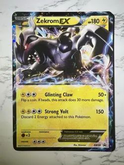 Pokemon TCG Zekrom Bw28 Black Star Promo Holo Near Mint - Image 1