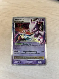 Mewtwo Lv X DP Black Star Promos #28 Pokemon Card Karte English Mewtu - Image 1