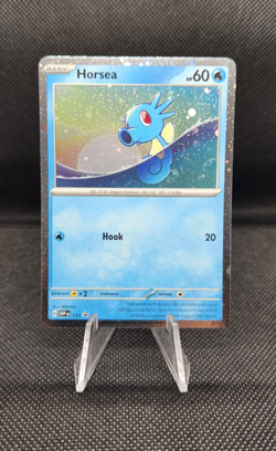 Pokemon TCG Horsea SVP137 Black Star Promo Cosmos Holo with Swirl NM/M - Image 1