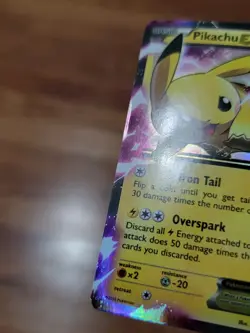 Pikachu EX XY84 Black Star Promo Holo Rare Pokemon Card - LP! - Image 2
