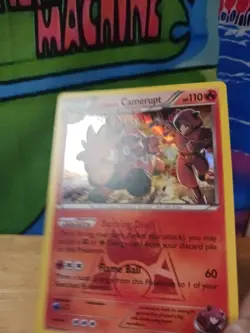 HOLO RARE Team Magma’s Camerupt 2/34 Double Crisis Pokemon Foil Grunt Art - NM/M - Image 3