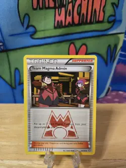 TEAM MAGMA ADMIN - 29/34 - Double Crisis - Uncommon - Pokemon Card - NM - Image 1