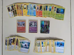 93 REBEL CLASH SET CARDS, INC. VMAX TOXTRICITY, POKEMON CARD TCG BUNDLE JOBLOT - Image 1