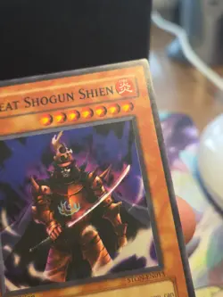 Yu-Gi-Oh Great Shogun Shien STON-EN013 Super Rare 1st Edition MP - Image 4