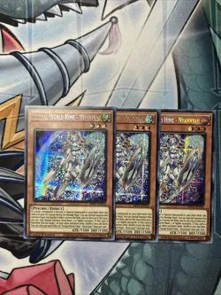 3x (NM) Virtual World Hime - Nyannyan MP21-EN233 Secret Rare 1st Ed. Yugioh 🥶 - Image 1