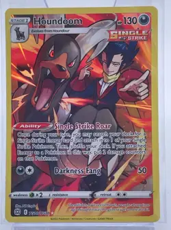 Pokemon Houndoom TG10/TG30 Brilliant Stars Full Art TCG Ultra Rare Card NM- Mint - Image 1