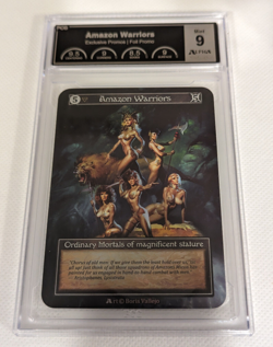 Amazon Warriors Sorcery Beta Foil Promo Card PCG 9 Alpha Investments - Image 1