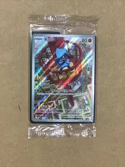 SEALED Riolu 010 ETB Black Star Promo - Mega Evolution - Pokemon TCG Card - Image 1