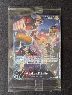 One Piece Monkey D Luffy OP05-060 Leader PSA Magazine Promo Card Sealed - Image 3