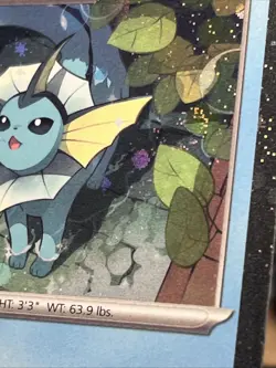 Vaporeon 168 Sv: Scarlet & Violet Promo Cards Cosmos Holo with Two Swirls - Image 3