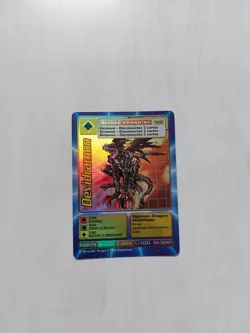 Devidramon Holo Carte Digimon Francais Bandai 2000 MP-97 Mega Pack French Card - Image 1