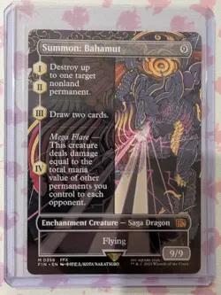 Summon: Bahamut (Borderless) Regular MTG Final Fantasy English - Image 1
