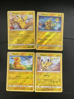 Pikachus 55/236 56/236 40/147 28/73 Unified Minds Reverse Holo Pokemon Card Lot - Image 1