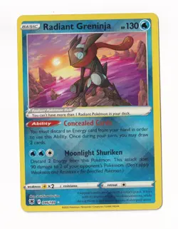 Pokemon Sword & Shield Astral Radiance #046/189 Radiant Greninja - Image 1