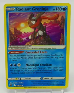 Pokemon Sword & Shield Astral Radiance #046/189 Radiant Greninja - Image 3