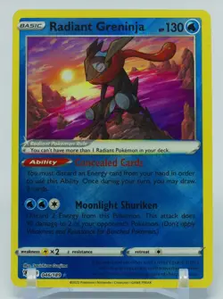Pokemon Sword & Shield Astral Radiance #046/189 Radiant Greninja - Image 5
