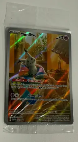 Pokemon TCG - Mimikyu SVP075 Paldean Fates ETB Black Star Promo - Sealed - Image 2