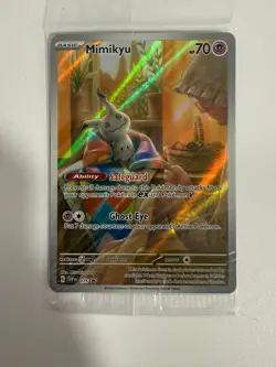 Pokemon TCG - Mimikyu SVP075 Paldean Fates ETB Black Star Promo - Sealed - Image 3