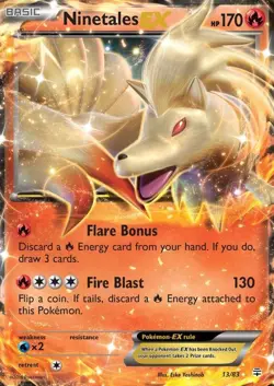 Pokemon - Ninetales-EX - 13/83 - Holo Rare ex - Generations - NM - Image 1