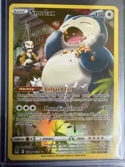 Pokemon TCG Snorlax TG10 SWSH LOST ORIGIN TRAINER GALLERY MINT - Image 1