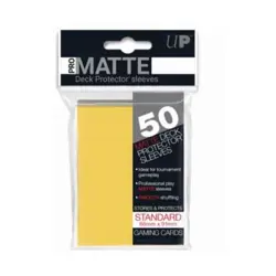 Ultra Pro Card Sleeves Standa Pro-Matte Non-Glare Card Sleeves - Yellow ( New - Image 1