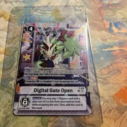 Digimon TCG Digital Gate Open Bandai Card Games Fest 25-26 Stamp Exclusive Promo - Image 1
