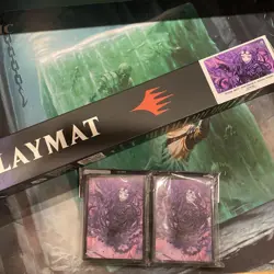 Mtg Sleeve Playmat Summary Resurrected Nightmare Blaze - Image 1