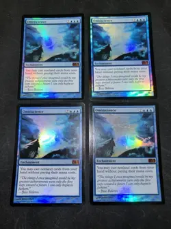 Mtg Omniscience English Foil Set Of 4 - Image 1