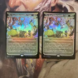 Mtg March Of Otherworldly Light English Pics Foil Set 2 - Image 1