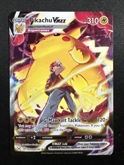 Pikachu VMAX TG17/TG30 Swsh11: Lost Origin Trainer Gallery Holo Pokemon English - Image 1