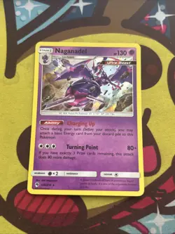 Pokemon Naganadel 108/214 - SM Lost Thunder - Holo Rare - Excellent - Image 1