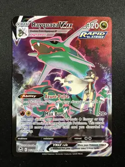 Rayquaza VMAX TG20/TG30 Sword & Shield Silver Tempest Trainer Gallery Pokemon - Image 1